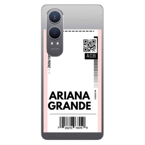 Oneplus Nord Ce 4 lite Ariana Grande AGB Transparent Silicone TPU Θήκη