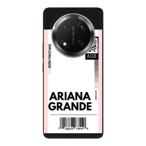 Honor Magic 7 Lite Ariana Grande AGB Black Colored Silicone TPU Θήκη