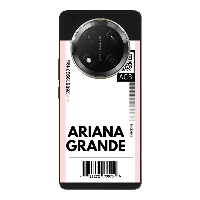 Honor Magic 7 Lite Ariana Grande AGB Black Colored Silicone TPU Θήκη