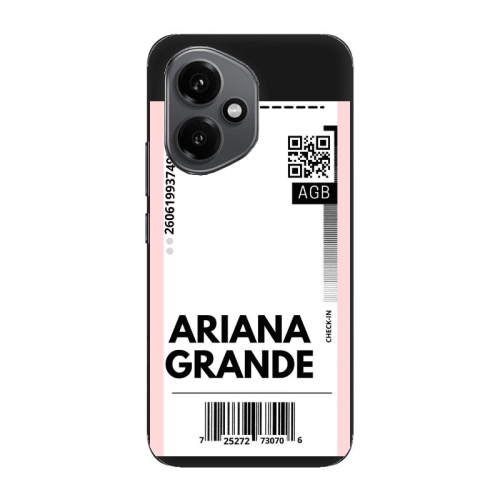 Honor Magic 400 Ariana Grande AGB Black Colored Silicone TPU Θήκη