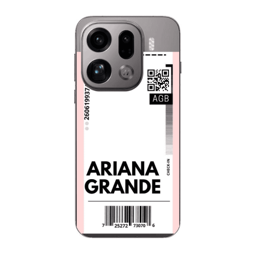 Oppo Find X9 Pro Ariana Grande AGB Transparent Silicone TPU Θήκη