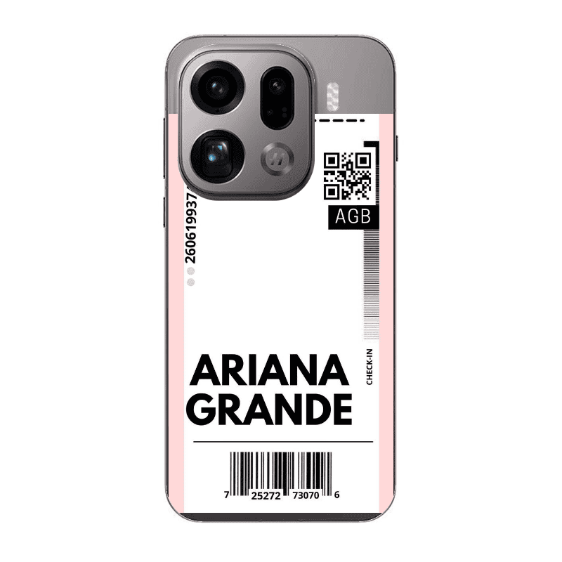 Oppo Find X9 Pro Ariana Grande AGB Transparent Silicone TPU Θήκη