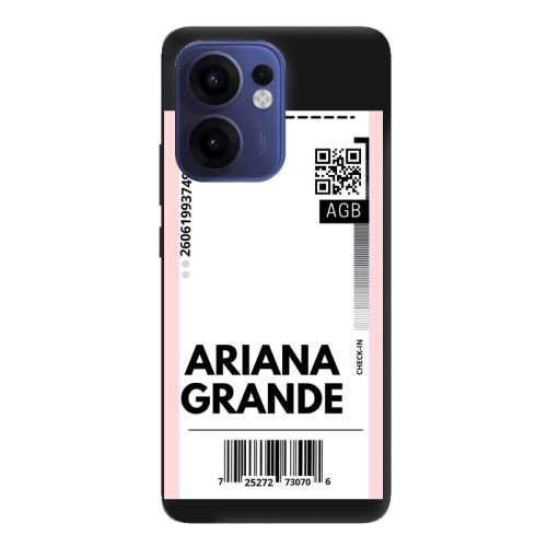 Oppo Reno13 FS Ariana Grande AGB Black Colored Silicone TPU Θήκη