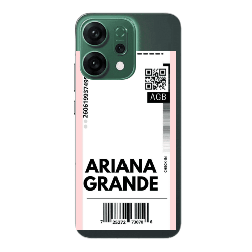 Oppo RENO 14 Ariana Grande AGB Transparent Silicone TPU Θήκη