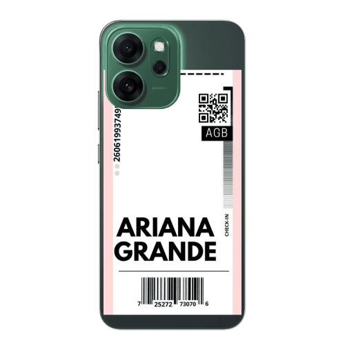 Oppo 14 F Ariana Grande AGB Transparent Silicone TPU Θήκη