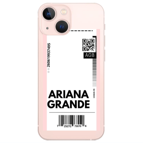 Apple iPhone 13 Ariana Grande AGB Transparent Silicone TPU Θήκη