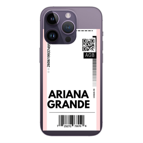 Apple iPhone 14 Pro  Ariana Grande AGB Transparent Silicone TPU Θήκη
