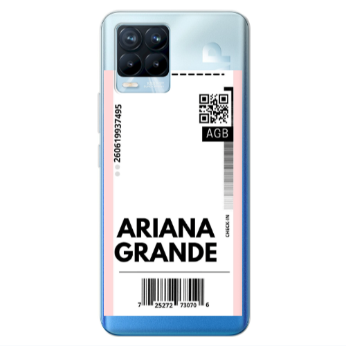 Realme 8 Pro Ariana Grande AGB Transparent Silicone TPU Θήκη