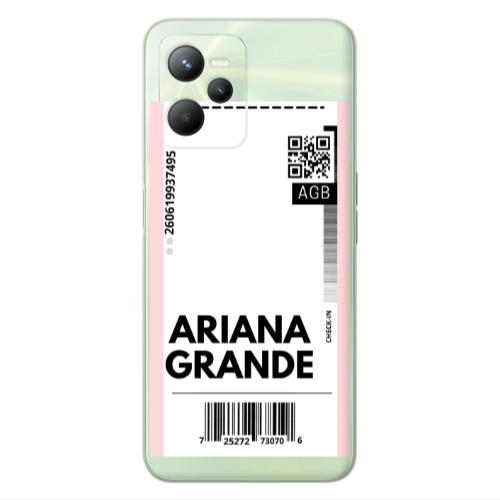 Realme C35 Ariana Grande AGB Transparent Silicone TPU Θήκη