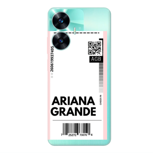 Realme C55 Ariana Grande AGB Transparent Silicone TPU Θήκη