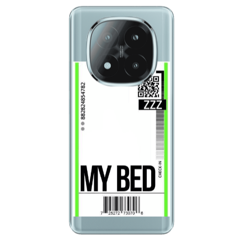 Xiaomi Redmi Note 14 Pro + 5g My Bed ZZZ Transparent Silicone TPU Θήκη