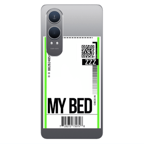 Oneplus Nord Ce 4 lite My Bed ZZZ Transparent Silicone TPU Θήκη