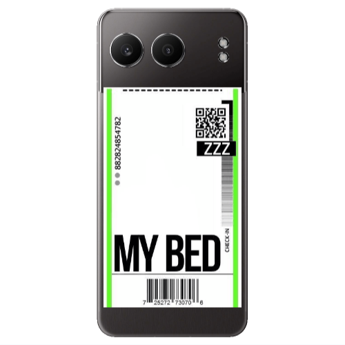 Oneplus Nord 4 My Bed ZZZ Transparent Silicone TPU Θήκη
