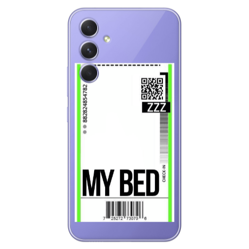 Samsung A56 My Bed ZZZ Transparent Silicone TPU Θήκη