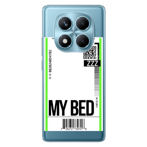 Xiaomi Redmi Note 14 Pro My Bed ZZZ Transparent Silicone TPU Θήκη