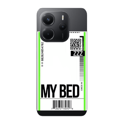Xiaomi Redmi Note 14 My Bed ZZZ Transparent Silicone TPU Θήκη