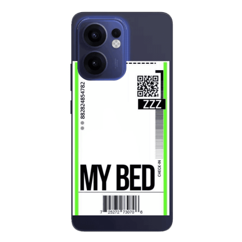 Oppo Reno13 FS My Bed ZZZ Transparent Silicone TPU Θήκη