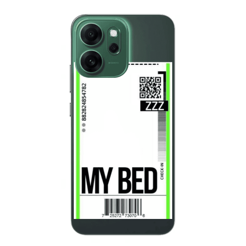 Oppo 14 F My Bed ZZZ Transparent Silicone TPU Θήκη