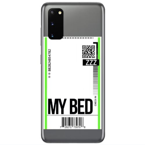 Samsung S20 My Bed ZZZ Transparent Silicone TPU Θήκη