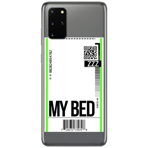 Samsung S20 Plus My Bed ZZZ Transparent Silicone TPU Θήκη