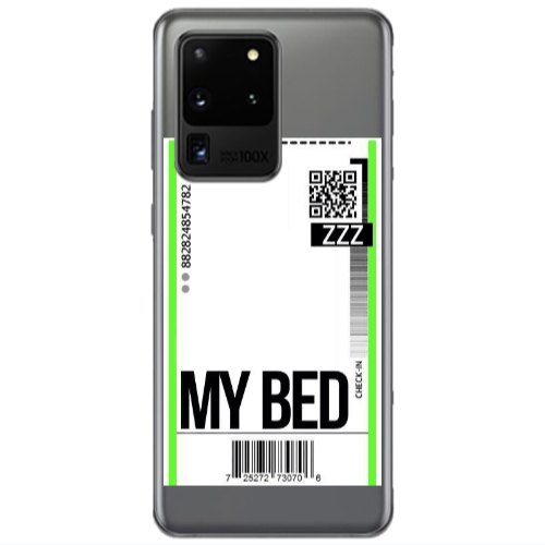 Samsung S20 Ultra My Bed ZZZ Transparent Silicone TPU Θήκη