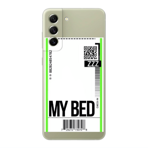 Samsung S21 My Bed ZZZ Transparent Silicone TPU Θήκη