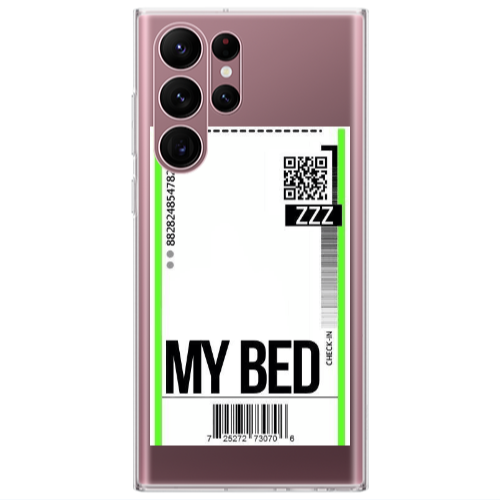 Samsung S22 Ultra My Bed ZZZ Transparent Silicone TPU Θήκη