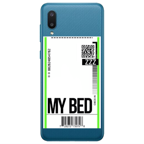 Samsung A02 My Bed ZZZ Transparent Silicone TPU Θήκη