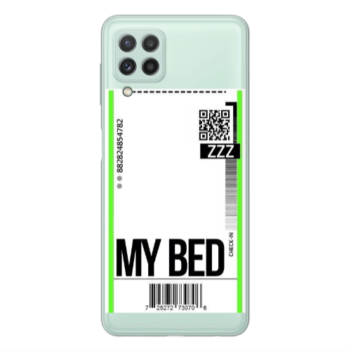 Samsung A22 4G My Bed ZZZ Transparent Silicone TPU Θήκη