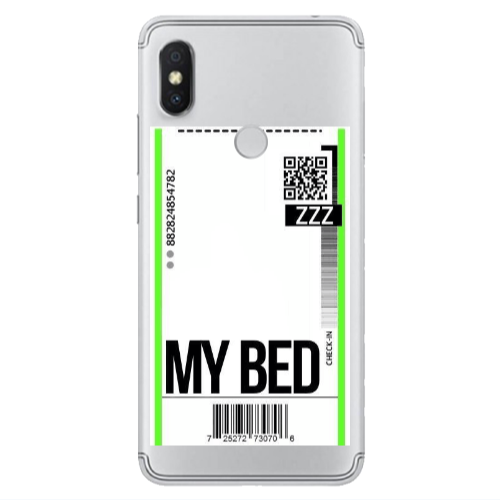 Xiaomi Redmi S2 My Bed ZZZ Transparent Silicone TPU Θήκη
