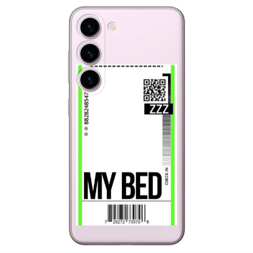 Samsung S23 Plus My Bed ZZZ Transparent Silicone TPU Θήκη