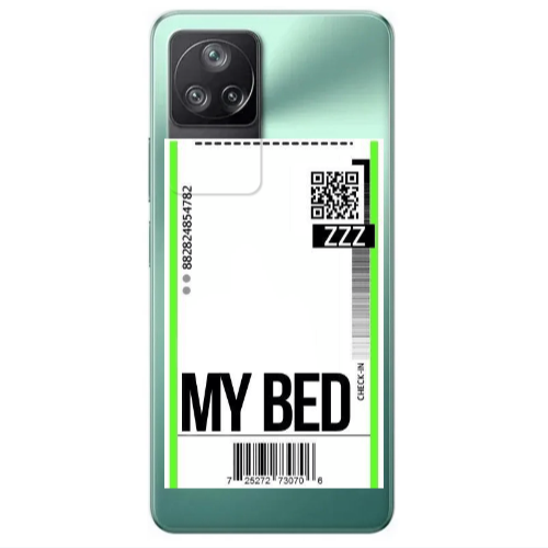 Xiaomi Poco F4 My Bed ZZZ Transparent Silicone TPU Θήκη