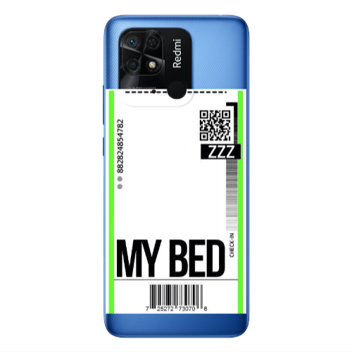 Xiaomi Poco C40 My Bed ZZZ Transparent Silicone TPU Θήκη