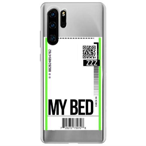 Huawei P30 Pro My Bed ZZZ Transparent Silicone TPU Θήκη
