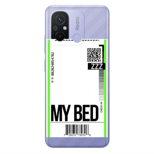 Xiaomi Redmi 12C My Bed ZZZ Transparent Silicone TPU Θήκη