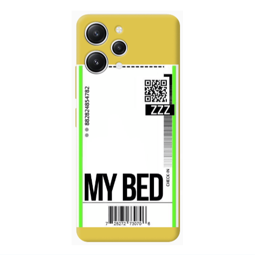 Xiaomi Redmi 12 My Bed ZZZ Yellow Colored Silicone TPU Θήκη