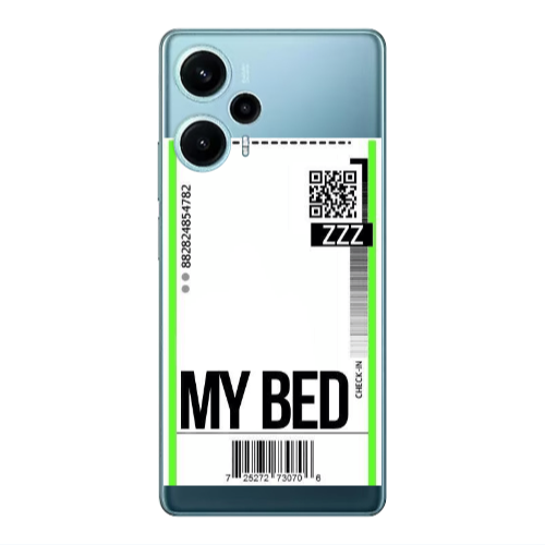 Xiaomi Poco F5 My Bed ZZZ Transparent Silicone TPU Θήκη