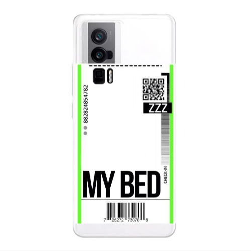 Xiaomi Poco F5 Pro My Bed ZZZ Transparent Silicone TPU Θήκη