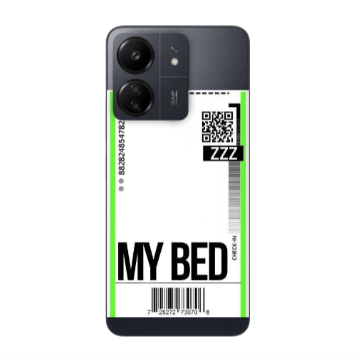 Xiaomi Redmi 13C My Bed ZZZ Transparent Silicone TPU Θήκη