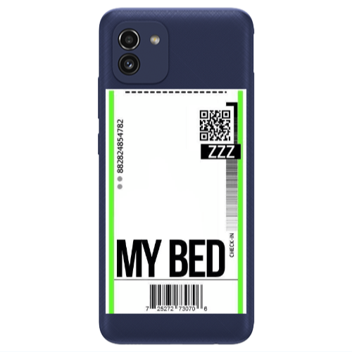Samsung A03 My Bed ZZZ Transparent Silicone TPU Θήκη