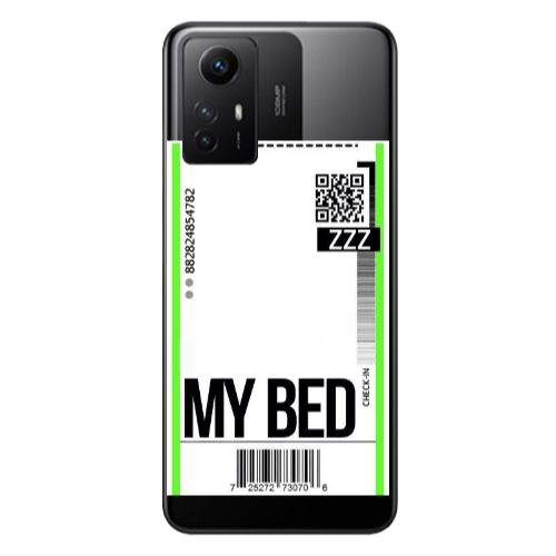 Xiaomi Redmi Note 12s My Bed ZZZ Transparent Silicone TPU Θήκη