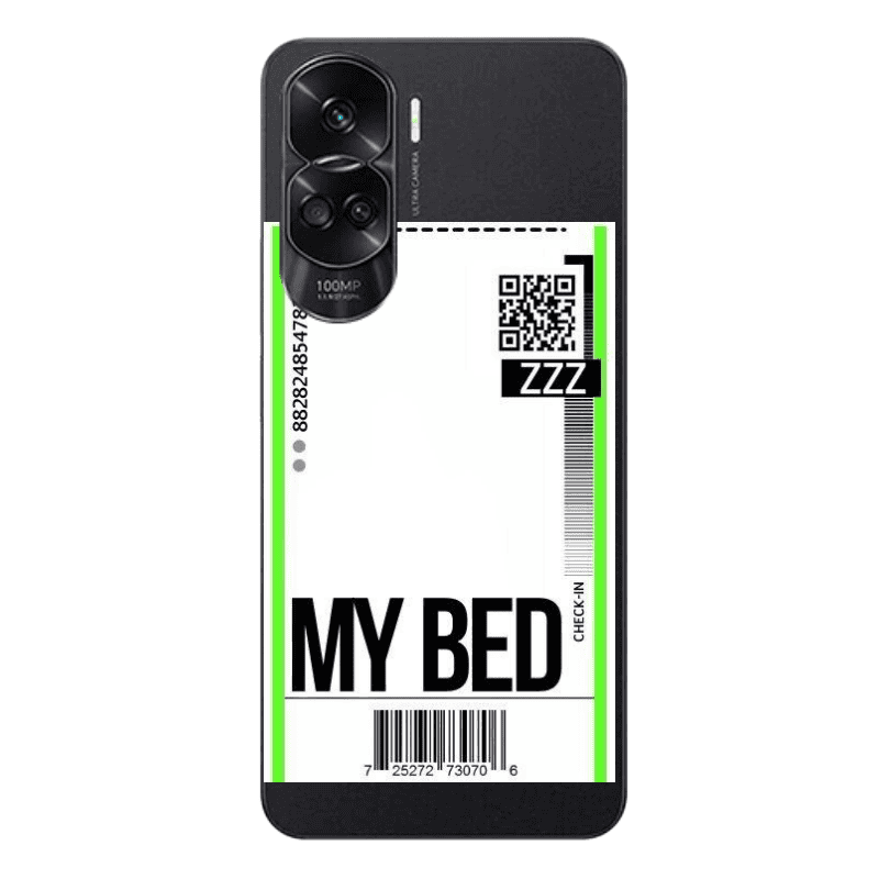 Honor 90 Lite 5G My Bed ZZZ Transparent Silicone TPU Θήκη