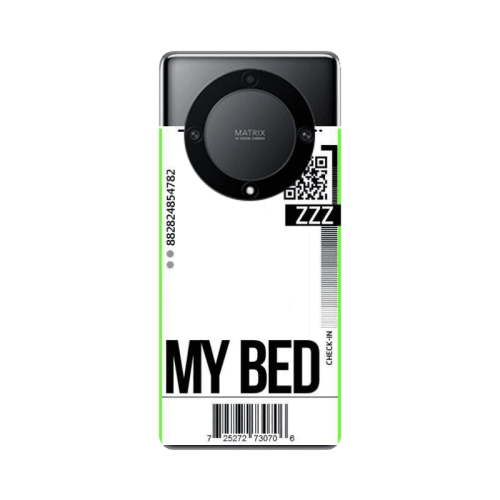 Honor Magic5 Lite 5G My Bed ZZZ Transparent Silicone TPU Θήκη