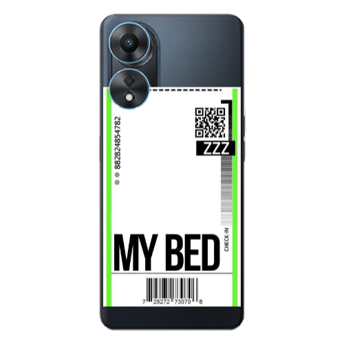 Oppo A 98 My Bed ZZZ Transparent Silicone TPU Θήκη
