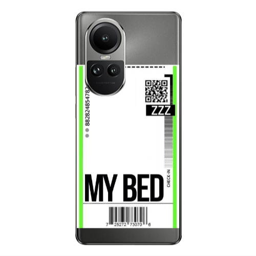 Oppo Reno10 5G My Bed ZZZ Transparent Silicone TPU Θήκη