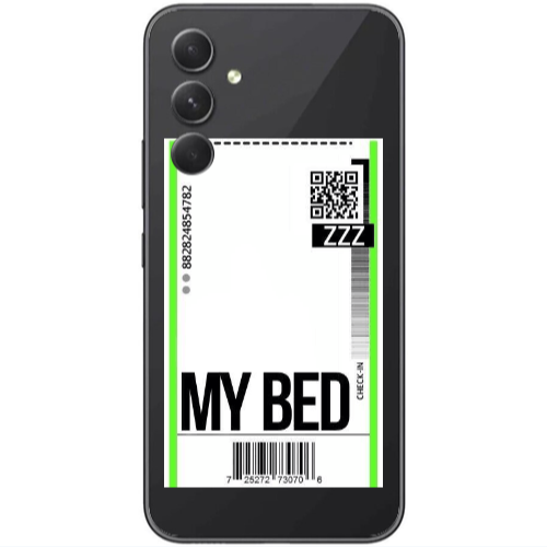Samsung Galaxy A25 My Bed ZZZ Transparent Silicone TPU Θήκη