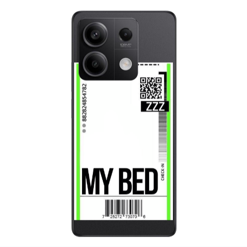 Xiaomi Redmi Note 13 5G My Bed ZZZ Transparent Silicone TPU Θήκη
