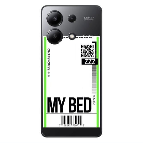 Xiaomi Redmi Note 13 4G My Bed ZZZ Transparent Silicone TPU Θήκη