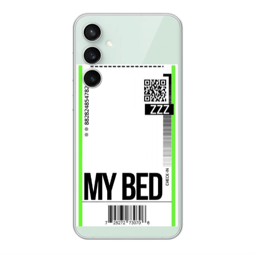 Samsung S24 My Bed ZZZ Transparent Silicone TPU Θήκη