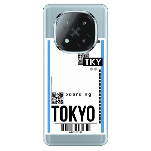 Xiaomi Redmi Note 14 Pro + 5g Tokyo Boarding Transparent Silicone TPU Θήκη